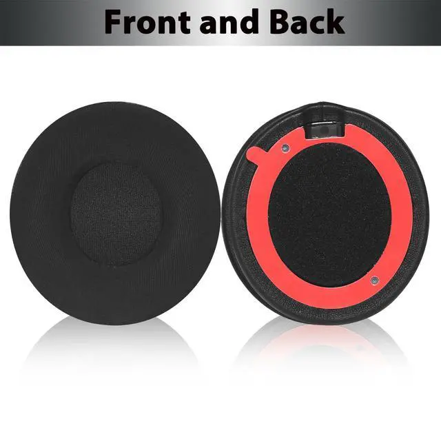 Alt view image 4 of 7 - Replacement Ear Pads Cushions for Beats Solo 4 On-Ear Headphones, Upgraded Cooling Gel Earpad Covers Replacement Parts for Beats Solo4, Softer Foam & Surface Material - Black