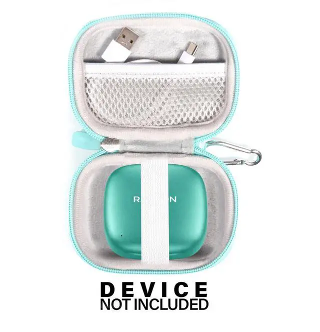 Alt view image 3 of 5 - Case for Raycon Essential Open Ear Earbuds (Mint)