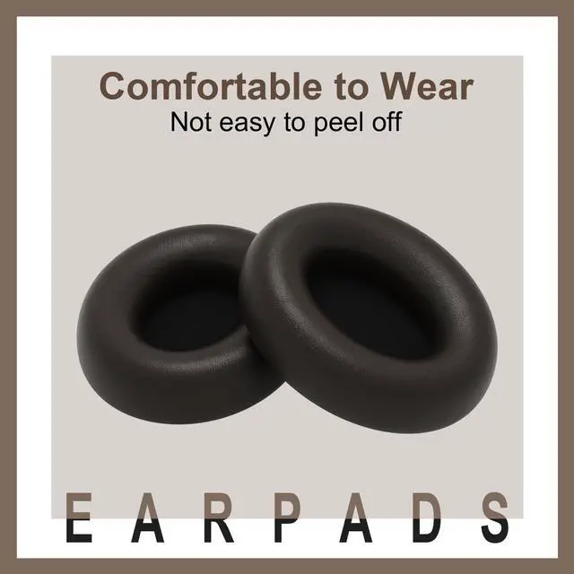 Alt view image 4 of 7 - Replacement Ear Pads Cover Compatible with Beats Studio Pro Over-Ear Headphone, Brown Ear Pads Cushions