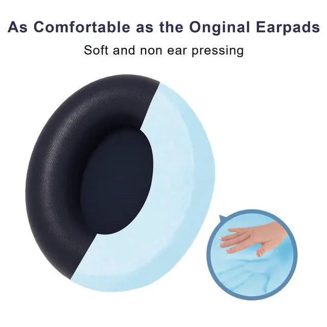 Alt view image 6 of 7 - Replacement Ear Pads Cover Compatible with Beats Studio Pro Over-Ear Headphone, Blue Ear Pads Cushions