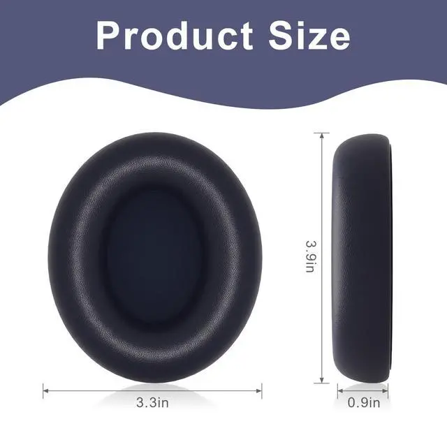 Alt view image 5 of 7 - Replacement Ear Pads Cover Compatible with Beats Studio Pro Over-Ear Headphone, Blue Ear Pads Cushions