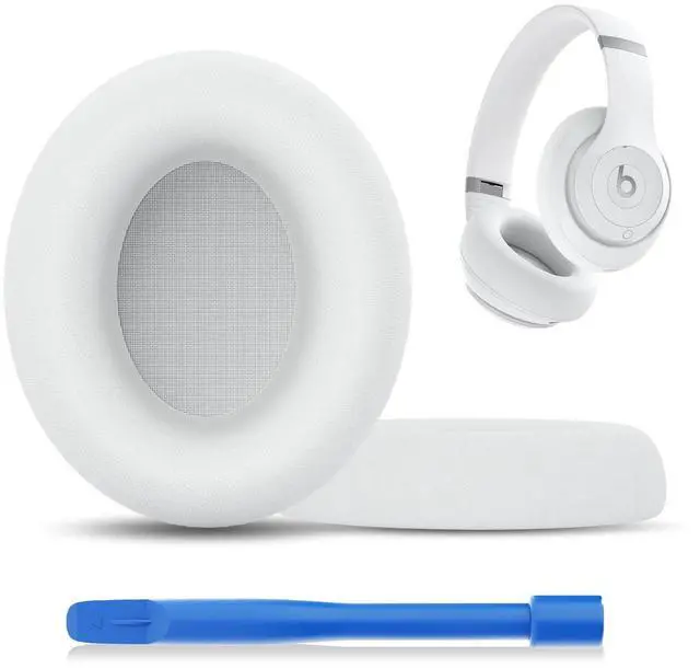 Main image of Replacement Ear Pads Cover Compatible with Beats Studio Pro Over-Ear Headphone, White Ear Pads Cushions