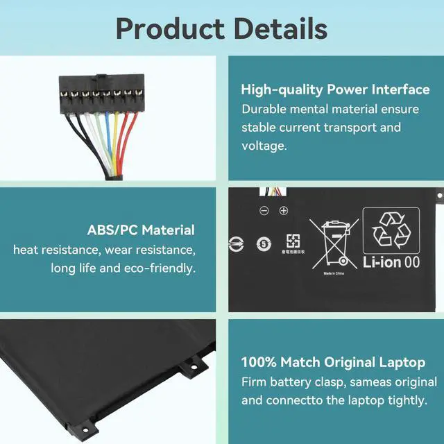 Alt view image 4 of 6 - BTY-M492 Laptop Battery for MSI WF66 WF76 11UI 11UJ Pulse GL66 GL76 | Crosshair 15 17 A11UCK A11UDK A11UEK Katana GF66 GF76 11UD 11UE 12UX 12UG Sword 15 A11U A11UD A11UE 11.4V 53.5Wh with Tools