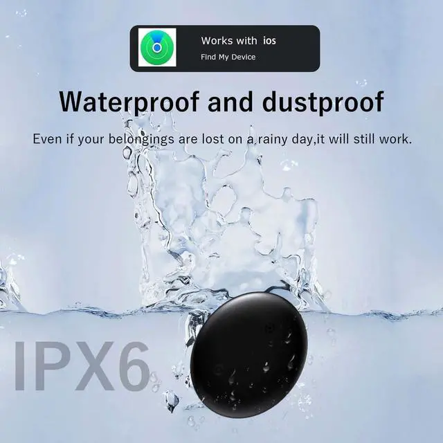 Alt view image 4 of 7 - 2Pack Air Smart Tracker Tags for Apple Find My (iOS), Waterproof Bluetooth Item Finders Pets Locator Mini GPS Tracker for Dogs Keys Wallet Luggage No Monthly Fee Travel Anti-Lost Device for iPhone