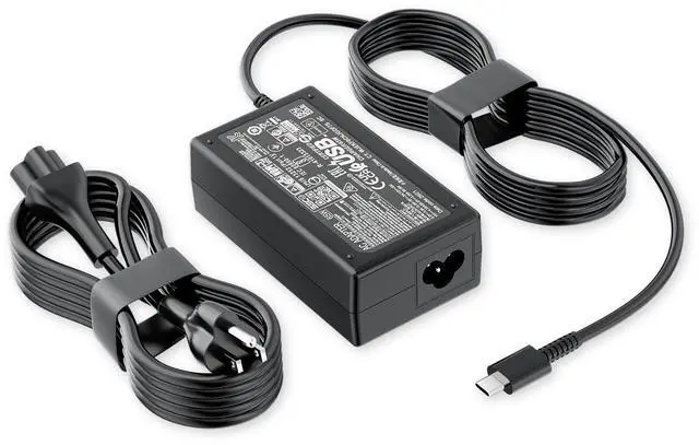 Main image of 65W USB C Laptop Charger Fit for HP EliteBook ProBook Envy Spectre x360 | 20V 3.25A AC Adapter Compatible with Pavilion Plus, ZBook Firefly, Chromebook, L67440-001 L65505-003 Type-C Power Supply Cord