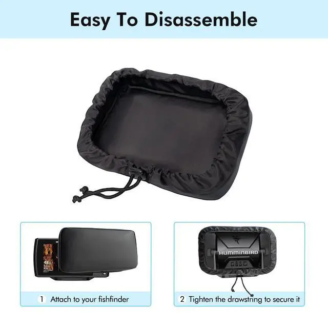Alt view image 6 of 7 - Humminbird Fish Finder Cover for Humminbird Helix 7/Helix 5 All Series, Rainproof, Sunproof and dustproof (Helix 7 Cover)