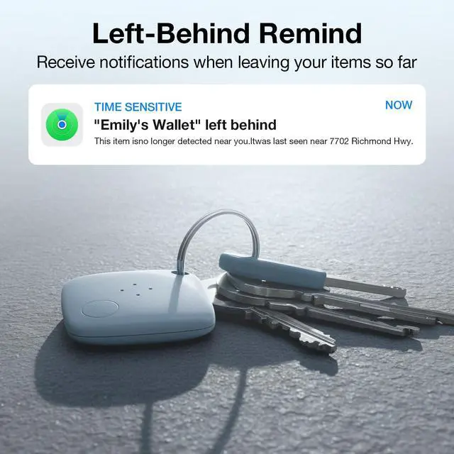 Alt view image 5 of 6 - Air-Tracker Tags for Apple Find My (iOS) & Google Find Hub (Android), Dual-System Smart Tags Item Finder Device Locator for Key Luggage Wallet Waterproof Gift for Women-Blue, 2Pack