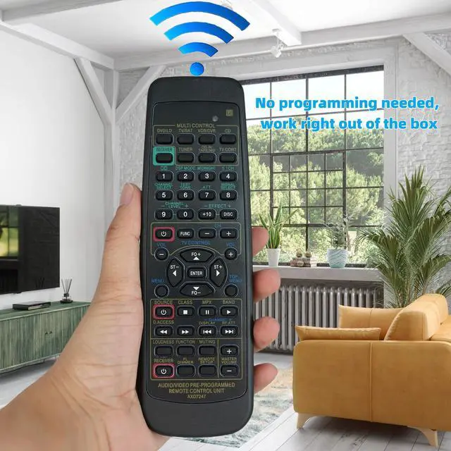 Alt view image 6 of 7 - Replacement Remote Control for Pioneer AXD7246 XXD3038 XXD3039 VSX-D412 VSX-D412-K VSX-D412-S VSX-D309 Audio Video Multi-Channel Receiver