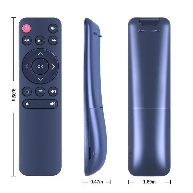 Alt view image 2 of 2 - Replacement Remote for GooDee YG620 YG200 BL98 G500 Mini Portable Projector | Compatible With Artlii Energon 2 YG620 YG220 YG600 US-YG600B (Not for YG600 Plus)