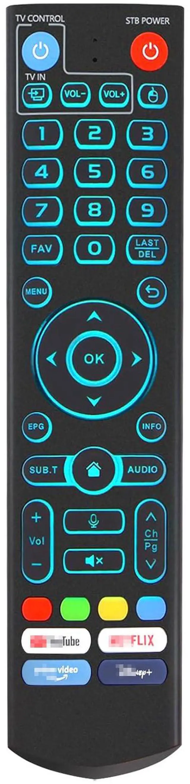 Main image of New Backlight V5 Pro Voice Remote, Compatible with vSeeBox V1/ V2/ V3/ V5 Pro/ V3 Plus/ V1 Max/Elite/Max Series