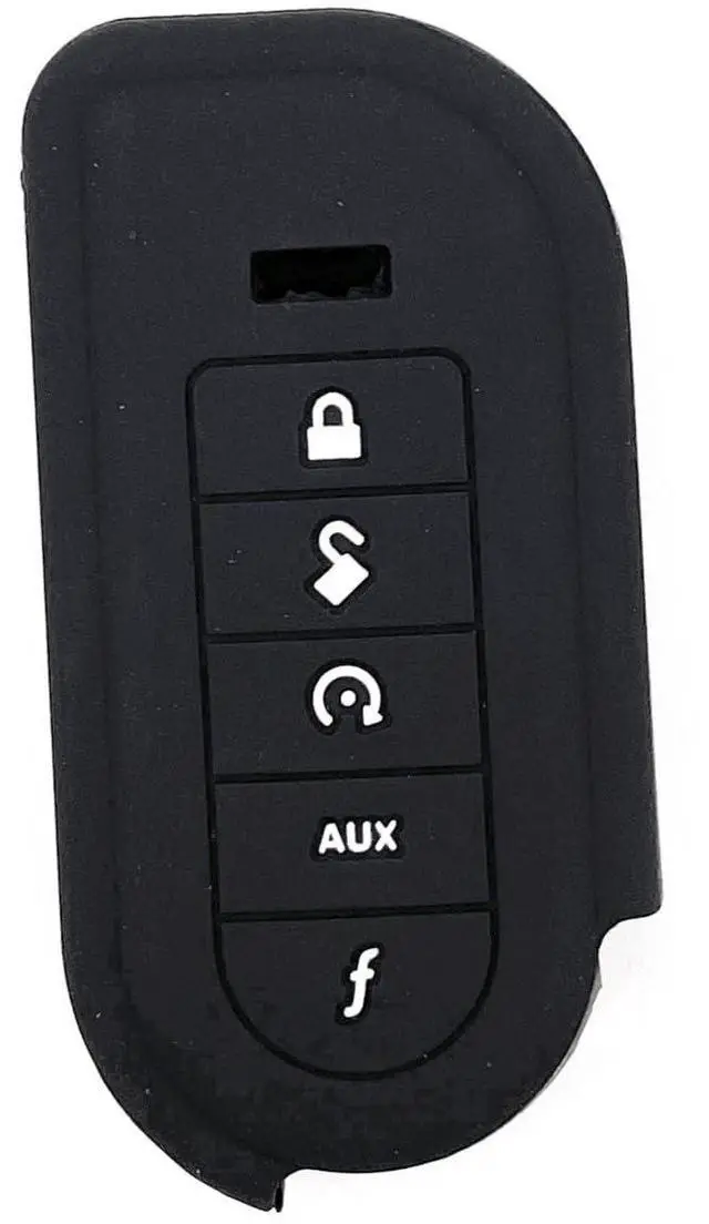 Alt view image 2 of 5 - #7153V 7254V 7654V Black Silica gel protective shell Remote Control V3 Soft Silicone Protective Cover Replacement Part New for Viper