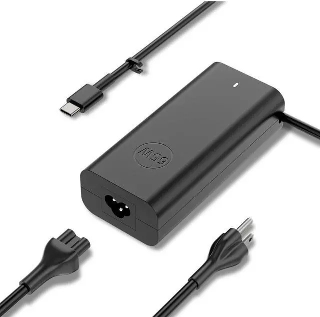 Main image of 65W Charger Fit for Dell Laptop Latitude Inspiron Chromebook USB C Adapter | Pro 13 14 16 Latitude 3440 7430 7450 XPS 13 Power Cord | Multiple Protection | 65W/45W PD Fast Charging