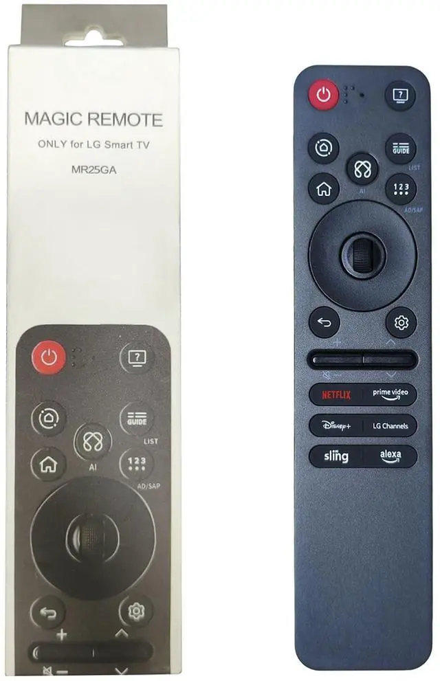 Main image of Replacement Magic Remote for LG Smart TV with Voice & Pointer | Compatible with AN-MR25GA/MR24GA/MR23GA/MR22GA/MR21GA/MR19BA, AKB76039902, 2019-2025 WebOS, OLED QNED NanoCell UHD 4K 8K TVs