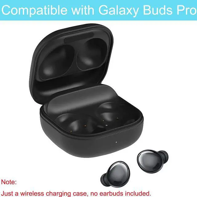 Alt view image 6 of 7 - Charging Case for Galaxy Buds Pro (1st Gen, SM-R190) - Charger Case Cover Dock USB-C Cable for Samsung Galaxy Buds Pro Earbuds (700mah, Black)