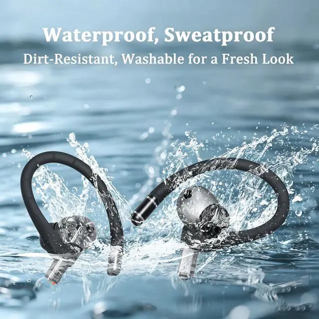 Alt view image 6 of 6 - Titanium Alloy Ear Hooks for Samsung Galaxy Buds 3 Pro & Buds 3 | Silicone Sports Ear Hooks with Anti-Lost Lanyard & 3in1 Cleaning Kit, Secure Fit for Running, Gym, Cycling & Workout, Black