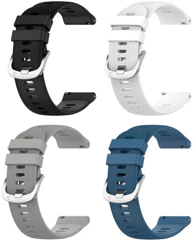 Main image of 4PCS Band Compatible with Garmin Venu 3/2 Forerunner265/255 Vivoactive 4 45mm,Silicone Quick Release Bands For Men Women