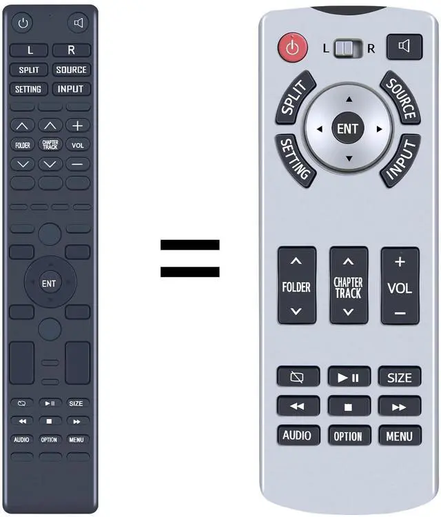 Main image of 86170-50500 Remote Replacement for Toyota Sienna DVD Rear Entertainment | Compatible Models: 2017-2020, Full Function Replacement, No Programming, Stable Signal, Fast Response