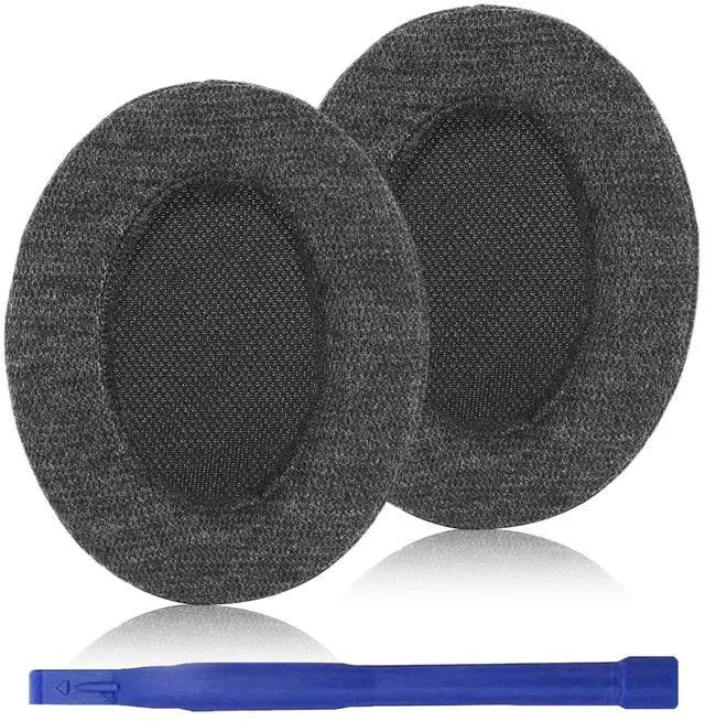 Main image of Velour Replacement Ear Pads for Sony WH-XB910N - Black | Soft High-Density Memory Foam Earpads Cushions with Buckle, Velour Fabric for Long-Term Comfort