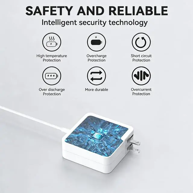 Alt view image 6 of 7 - 65W Laptop Charger Type C Gan Compatible with Samsung Galaxy Book | Fit for Samsung Galaxy Book 5 6 Pro 360 4 Edge 16,Book 6 U7 PC,Ultra 14/16 NP950QDB, NP935QDC NP960XJG NP940XJG NP940XFG