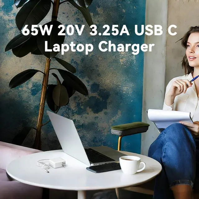 Alt view image 4 of 7 - 65W Laptop Charger Type C Gan Compatible with Samsung Galaxy Book | Fit for Samsung Galaxy Book 5 6 Pro 360 4 Edge 16,Book 6 U7 PC,Ultra 14/16 NP950QDB, NP935QDC NP960XJG NP940XJG NP940XFG
