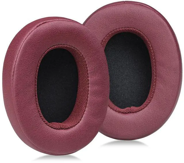 Main image of Ear Pads Cushion, Replacement Protein Leather Earpads for Skullcandy Crusher Wireless Crusher Evo ANC HESH 3.0 Over-ear Headphones(Deep Red)