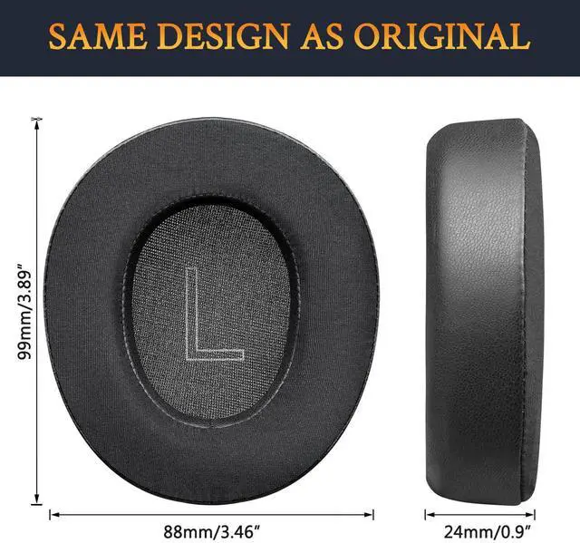 Alt view image 4 of 5 - Cooling-Gel Replacement Earpads for Astro A10 Gen 2 Wired Headset, Ear Pads Cushions with Durable Ice Silk Fabric, Comfort Noise Isolation Foam - Black