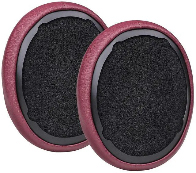 Alt view image 5 of 6 - Ear Pads Cushion, Replacement Protein Leather Earpads for Skullcandy Crusher Wireless Crusher Evo ANC HESH 3.0 Over-ear Headphones(Deep Red)
