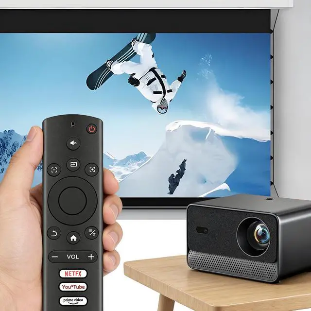 Alt view image 5 of 7 - Remote Control Compatible with ONOAYO ONO3 Pro Portable Projector. | 1-Pack,Precise Control,Quick Button Response,and Long-Llasting Durability,by