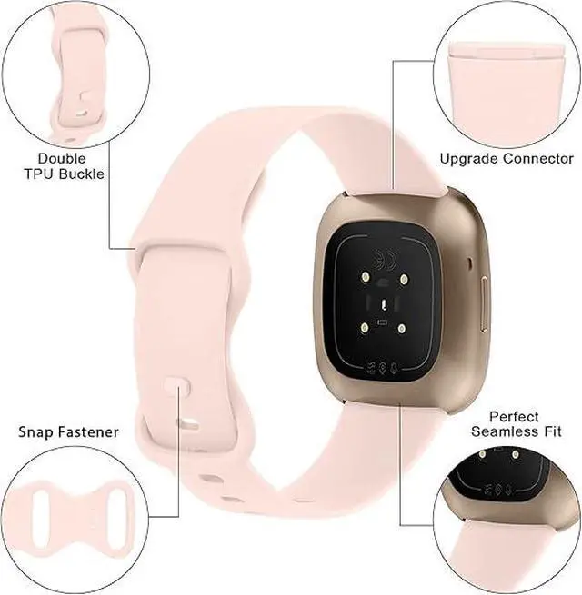Alt view image 6 of 6 - Compatible with Bark Watch Bands, Quick Release Classic Watch Bands Soft Silicone Bands Bracelet Sports Strap Compatible with Bark Watch 1.5 Inches