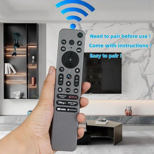 Alt view image 4 of 7 - RMF-TX910U Voice Backlit Replacement TV Remote Control Compatible for Most Sony 2023 TVs
