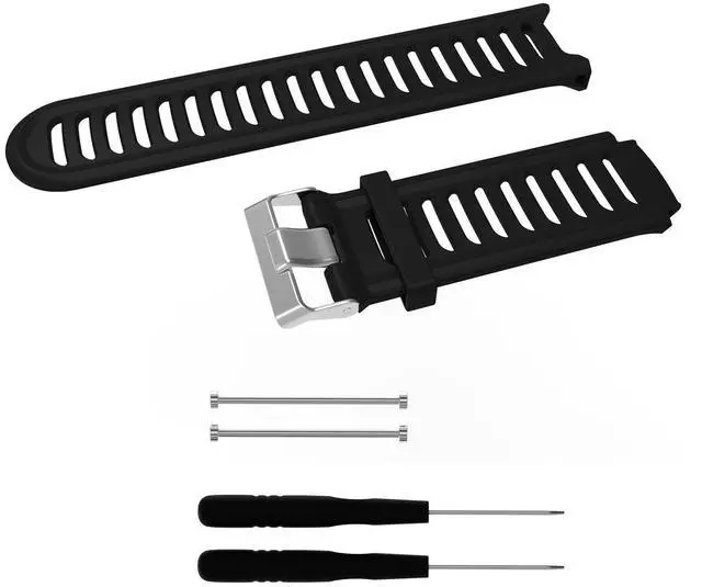 Main image of Watch Strap compatible with Garmin Forerunner 910XT,Adjustable Silicone Sports Strap Replacement Band for Garmin Forerunner 910XT Smart Watch