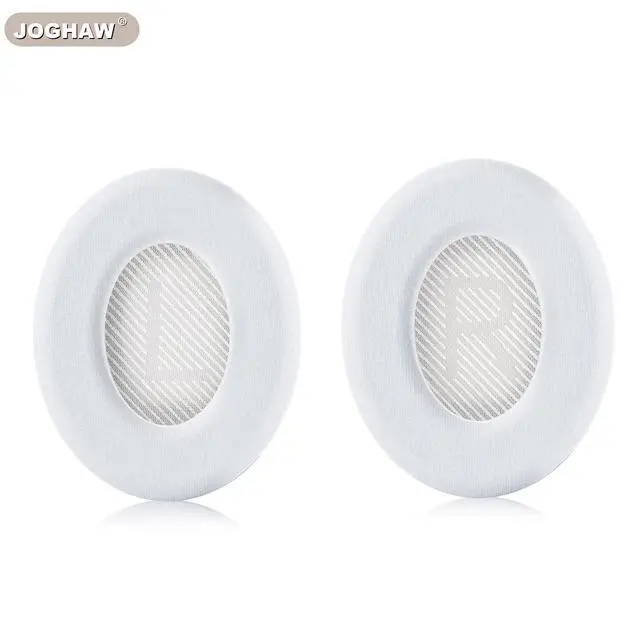 Alt view image 2 of 6 - Full Cooling Gel Replacement Earpads for Bose QuietComfort QC35 Headphones Ear Pads Cushions with Breathable Ice Silk Fabric, High-Density Noise Cancelling Foam - White