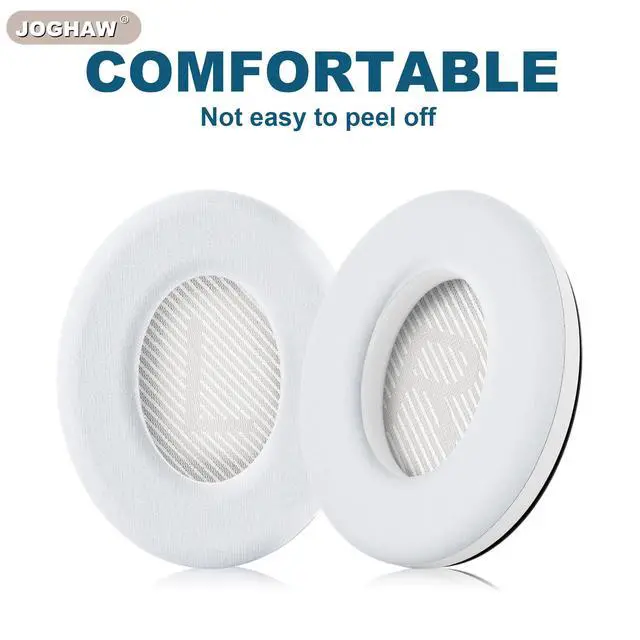 Alt view image 4 of 6 - Full Cooling Gel Replacement Earpads for Bose QuietComfort QC35 Headphones Ear Pads Cushions with Breathable Ice Silk Fabric, High-Density Noise Cancelling Foam - White