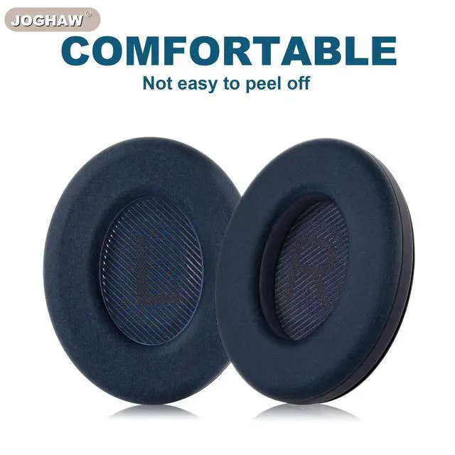 Alt view image 4 of 6 - Full Cooling Gel Replacement Earpads for Bose QuietComfort QC35 Headphones Ear Pads Cushions with Breathable Ice Silk Fabric, High-Density Noise Cancelling Foam - Blue