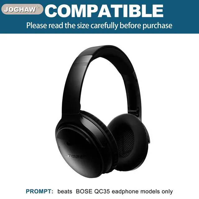 Alt view image 6 of 6 - Full Cooling Gel Replacement Earpads for Bose QuietComfort QC35 Headphones Ear Pads Cushions with Breathable Ice Silk Fabric, High-Density Noise Cancelling Foam - Blue