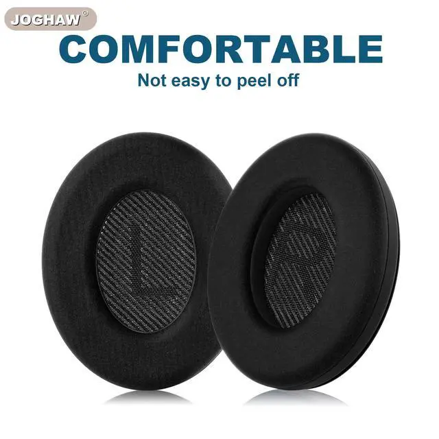 Alt view image 4 of 6 - Full Cooling Gel Replacement Earpads for Bose QuietComfort QC35 Headphones Ear Pads Cushions with Breathable Ice Silk Fabric, High-Density Noise Cancelling Foam - Black