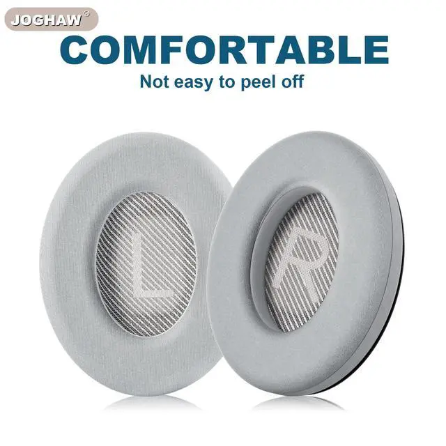 Alt view image 4 of 6 - Full Cooling Gel Replacement Earpads for Bose QuietComfort QC35 Headphones Ear Pads Cushions with Breathable Ice Silk Fabric, High-Density Noise Cancelling Foam - Gray