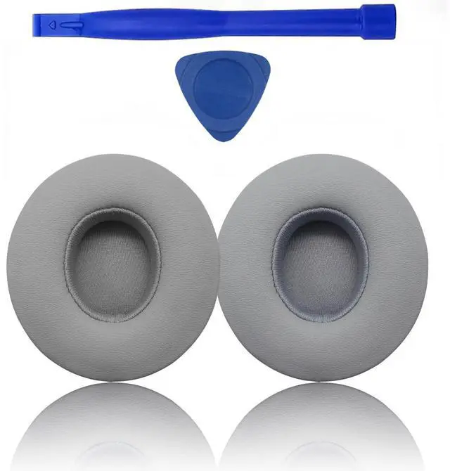 Main image of Replacement Ear Pads for Beats Solo 3, Ear Cushions for Beats Solo 2 & Solo 3 Wireless/Wired Headphones, Replacement Ear Pads Cushion Cover Comfortable Durable Cushion (Gray)