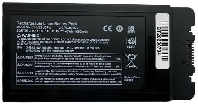Main image of CF-VZSUOPW CF-VZSU0GJS CF-VZSU0PJS CF-VZSU0KJS CF-VZSU0KW CF-VZSU0PK CF-VZSU0KR Laptop Battery Replacement for Panasonic TOUGHBOOK CF-54 CF-54F0961NE CF54 Series CF-VZSU0LW CF-VZSU0PR CF-VZSU0GW