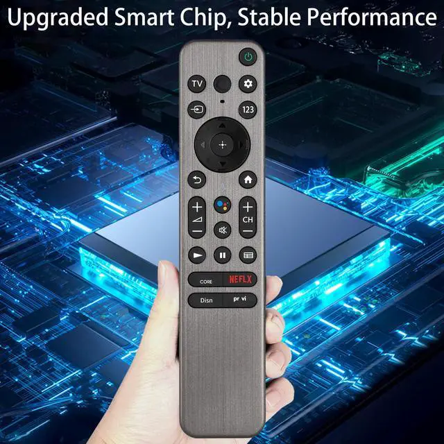 Alt view image 5 of 6 - RMF-TX900U RMF-TX900B Voice Remote Control Compatible with Sony 4 8K HD TV Replacment Controller with Netflix PrimeVideo Buttons (NO Battery)