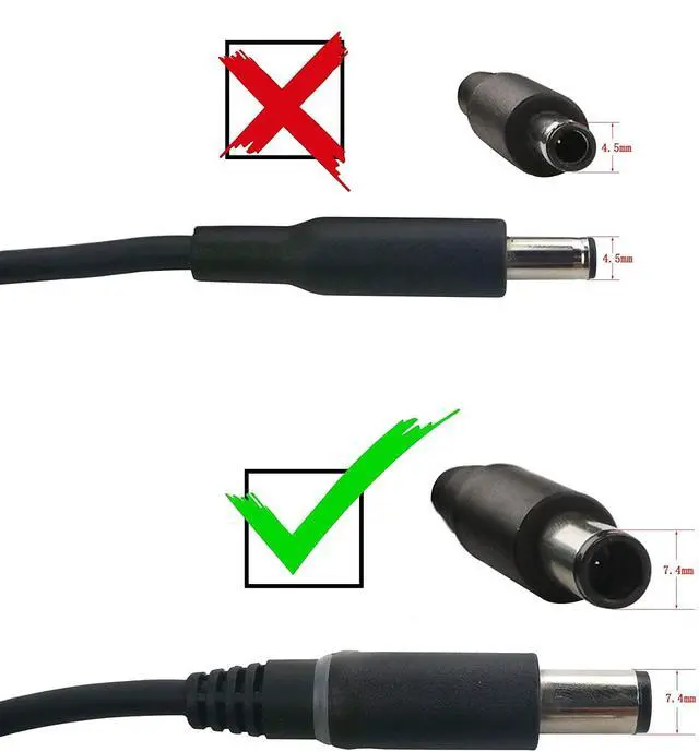 Alt view image 3 of 7 - Laptop Car Charger for Dell 7.4 mm Barrel 90W 65W 45W DC Power Adapter Cord 12V-24V Vehicle Auto Airplane Boat Charger for Dell Inspiron/Latitude/Precision/Studio/Vostro/XPS 14 Series Laptops