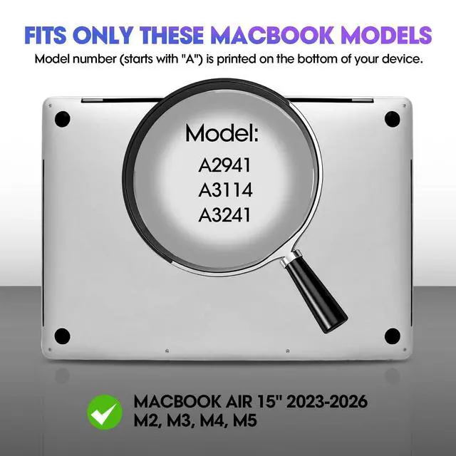 Alt view image 2 of 7 - Magnetic Privacy Screen for MacBook Air 15 inch (2023-2026, M2-M5), Thin Removable Shield Anti-Glare, Washable Filter for Cafe & Library Use