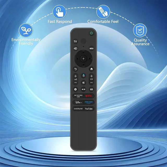 Alt view image 3 of 7 - RMF-TX820U Replace Voice Remote w Backlight fit for Sony BRAVIA 3 Smart TV | K-43S30 K-75S30 K-75XR70 K-85S30 K-85XR70 K-43XR70 K-50S30 K-50XR70 K-55S30 K-55XR70 K-65S30 RMF-TX920U