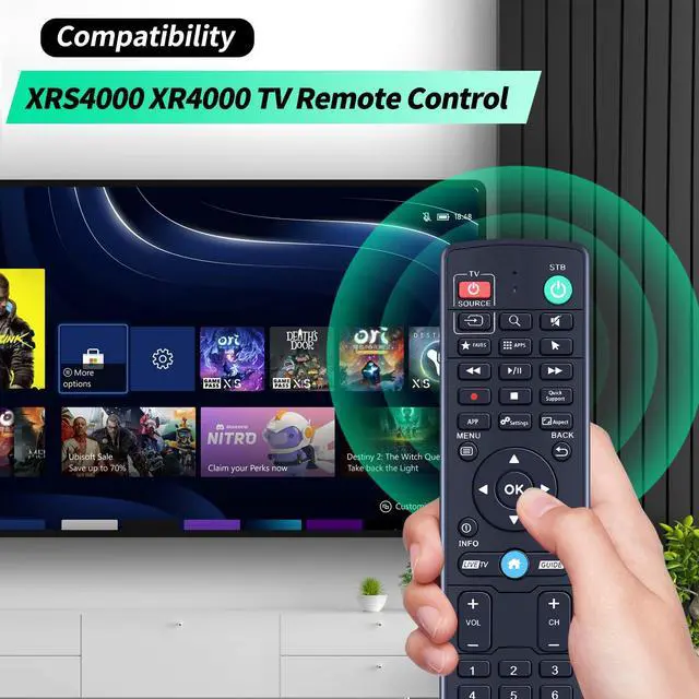 Alt view image 2 of 7 - New Replace Remote Control for BuzzTV XRS4000 XR4000