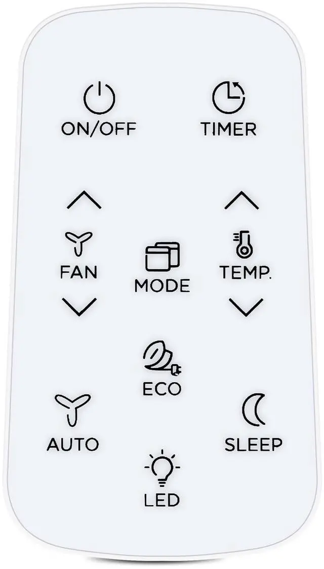 Main image of RG15C/E Replacement Remote for Toshiba Window Air Conditioner RG15C1/E | Compatible Models: RAC-WK1012ESCWRU RAC-WK0612CRRU RAC-WK1212ESCWRU RAC-WK0812ESCWRU, No Programming, Fast Response