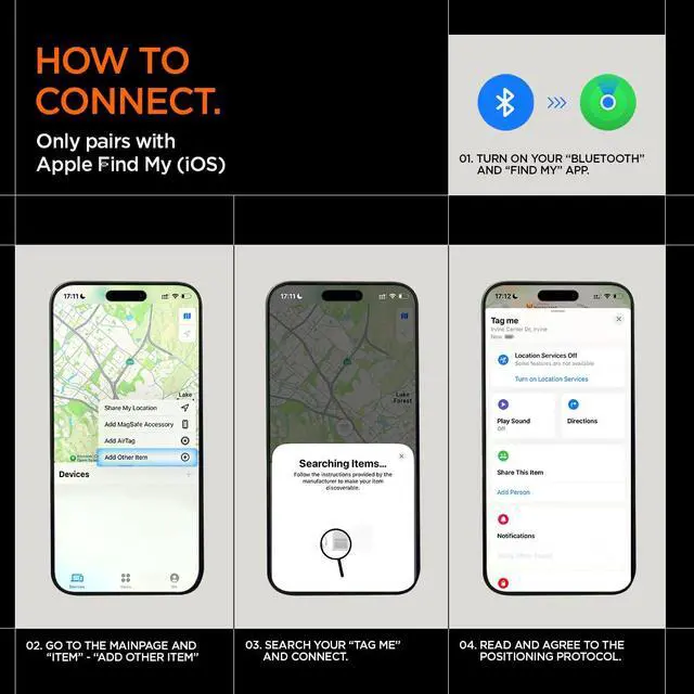 Alt view image 2 of 7 - TagMe Bluetooth Tracker, Works with Apple Find My (1 Pack)