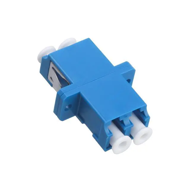 Alt view image 3 of 7 - 200 Pack LC to LC Duplex Fiber Optic Coupler - LC Duplex Singlemode Fiber Optic Cable Connector Adapter