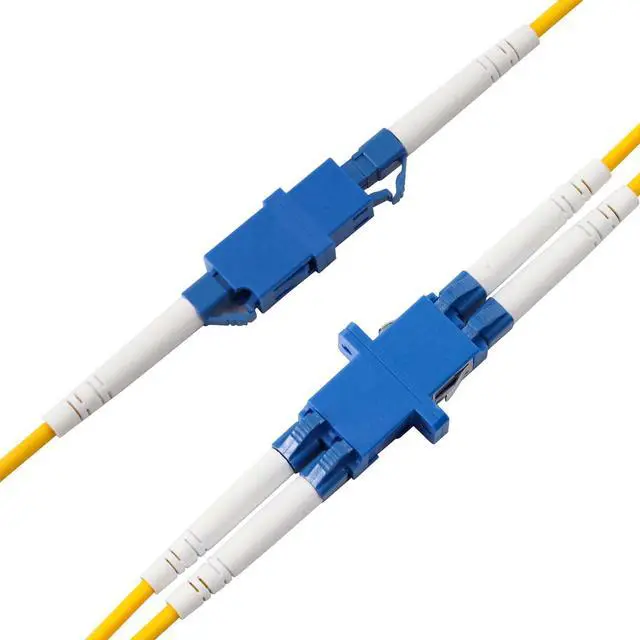 Alt view image 6 of 7 - 24 Pack LC Singlemode Fiber Optic Coupler Fiber Optic Cable Adapter - 10 PC LC to LC Duplex Singlemode & 14 PC LC-LC Simplex Singlemode