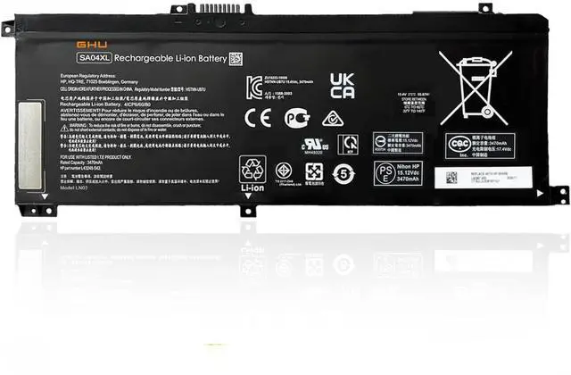 Main image of SA04XL 55.67Wh Battery Replacement for HP Envy x360 15-DR 15-DS 15M-DR 17M-CG, Compatible with L43267-005 HSTNN-OB1F