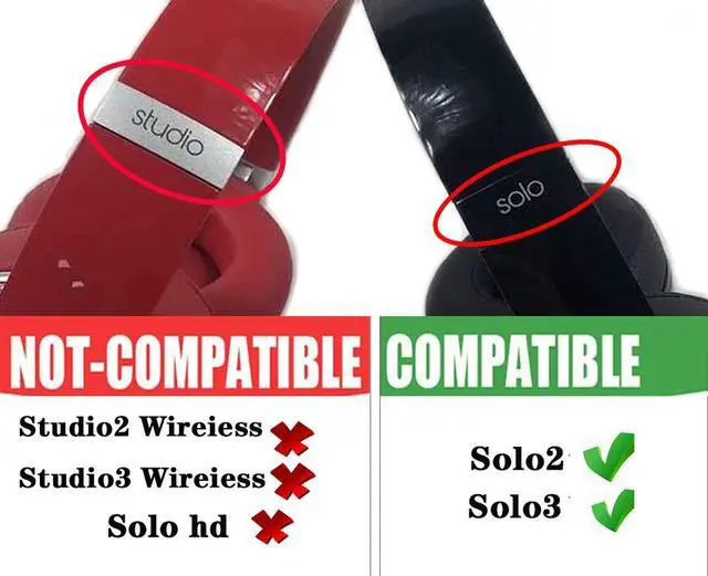 Alt view image 4 of 7 - Solo3 Headband Replacement Parts Accessories Solo2 Headband Repair Kit Compatible with Solo 3.0 Solo 2.0 Wireless Top Headband